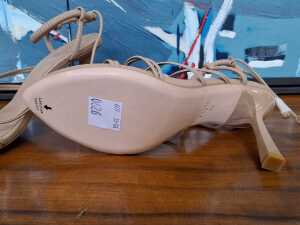 Aje strappy heels in neutral, size 40 - 3