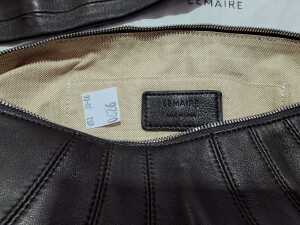 Designer-style brown handbag with stitch detail - 4