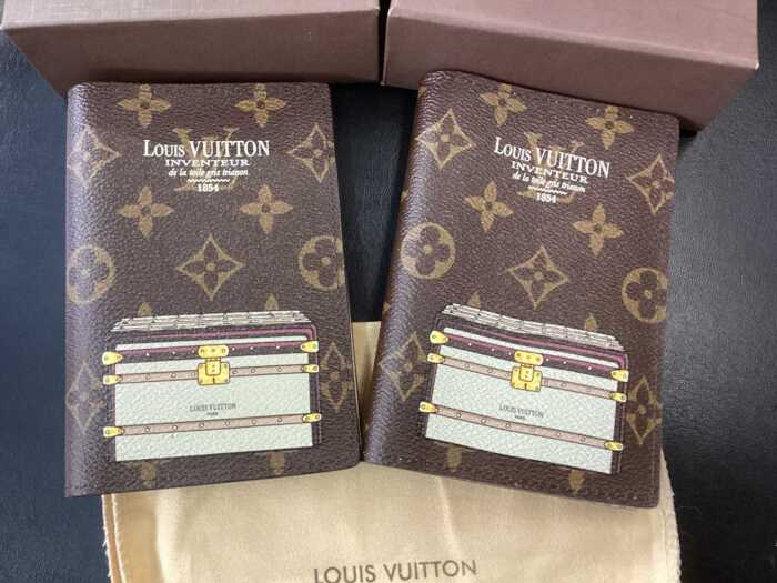 Two Designer-style passport holders