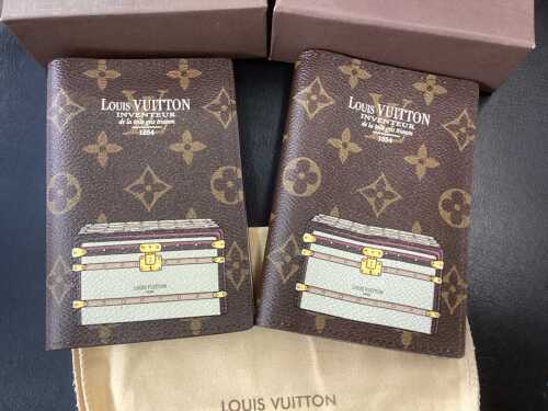 Two Designer-style passport holders