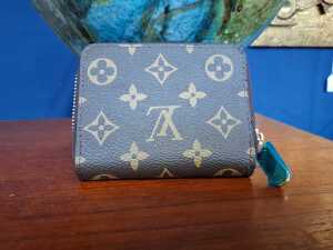 Designer-style coin purse in brown tones - 2