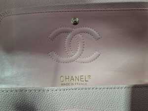 Designer-style pink quilted flap bag with chain strap - 3
