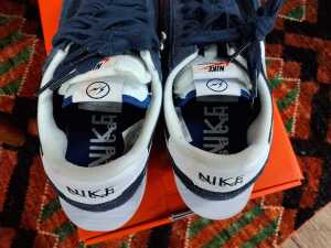 Nike LD Waffle SF Sacai Fragmented Blue Void shoes - 3