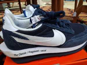 Nike LD Waffle SF Sacai Fragmented Blue Void shoes - 5
