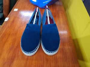 Designer-style espadrilles in blue tones size 45 - 2