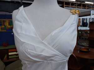 Angeliia Ro mini dress in white size 8 - 3