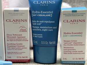 Group of Clarins Paris beauty products - 3