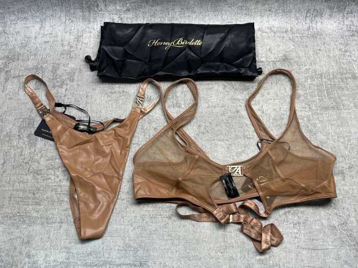 Honey Birdette Emily lingerie set size M