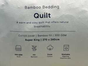 Linen House bamboo quilt (SK) - 2