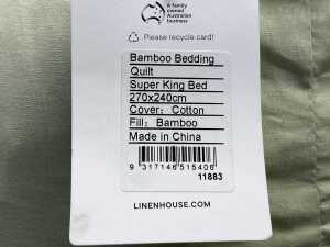 Linen House bamboo quilt (SK) - 3