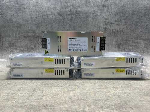 Five Megmeet switching power supplies