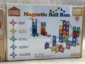 Two boxes of Steam Studio magnetic tiles - 3