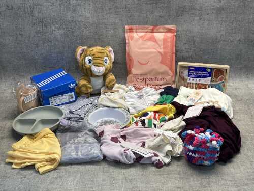 Group of baby clothing
