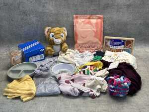 Group of baby clothing