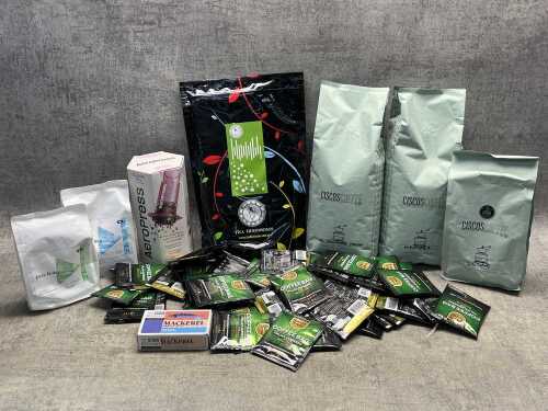 Group of tea and coffee