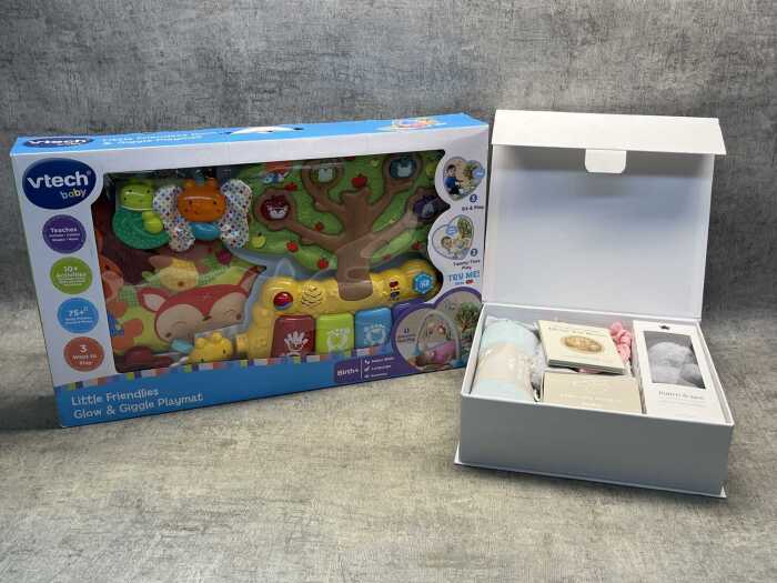 Group of baby products