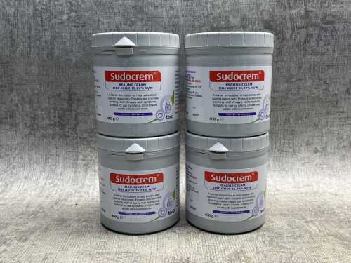 Four tubs of Sudocrem