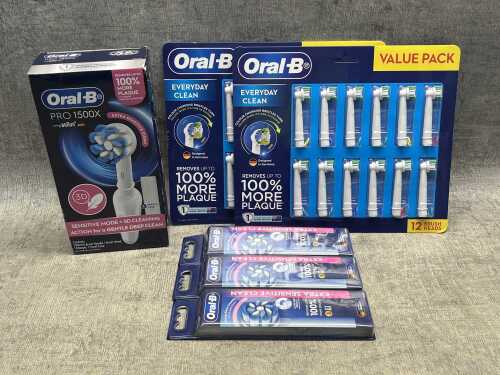 Group of Oral B products