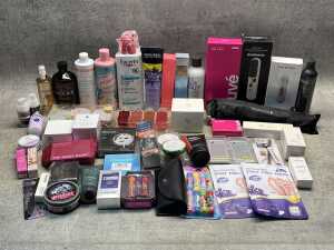 Group of beauty products