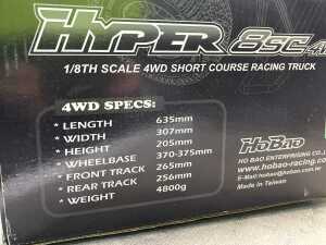 HoBao 4WD 8SC short course racing truck - 3