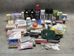 Group of beauty products