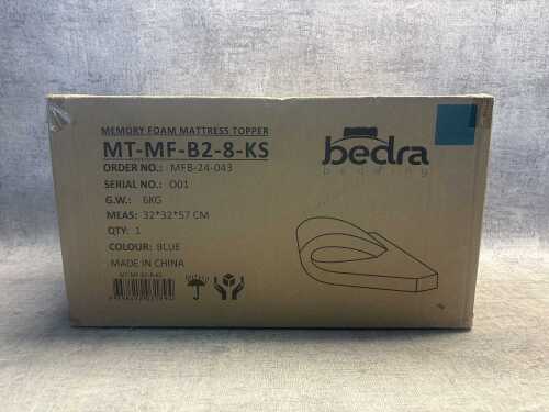 Bedra Bedding Memory Foam Mattress Topper