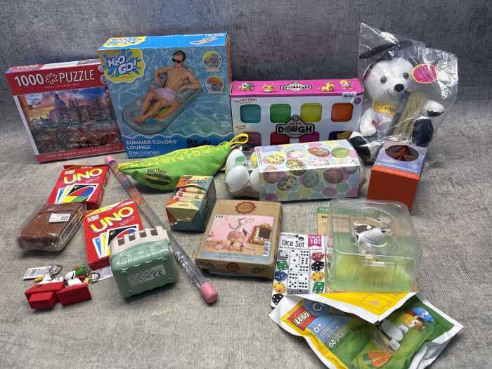 Group of children's toys