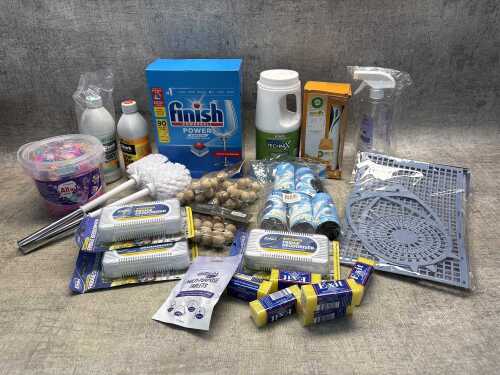 Group of cleaning products