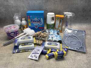 Group of cleaning products