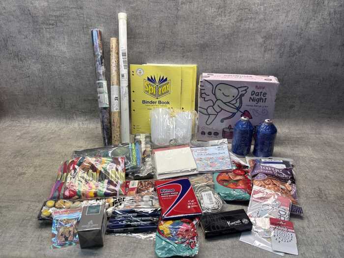 Group of arts and craft items