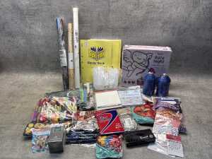 Group of arts and craft items