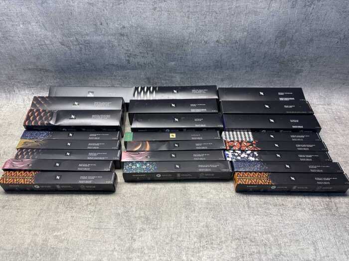 Group of Nespresso coffee