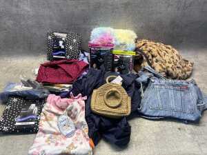 Group of teen girls' clothing sizes 10-16