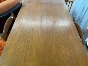 Fler 64 mid-century teak five piece dining suite - 4