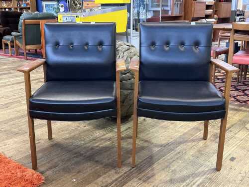 Pair of mid-century armchairs