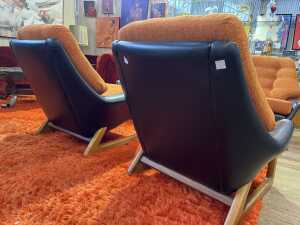 Danish Deluxe Nagila mid-century three piece lounge suite - 4