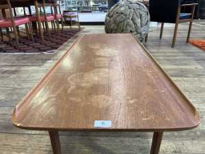 Mid-century teak coffee table - 3