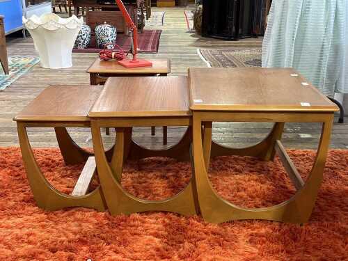 Kalmar mid-century teak nesting tables
