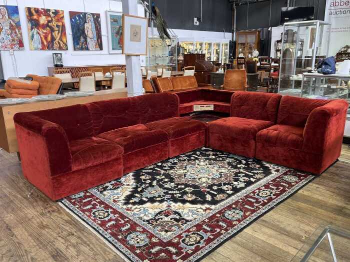 Mid-century modular lounge suite