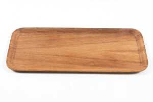 Mid-century teak coasters and trays - 3