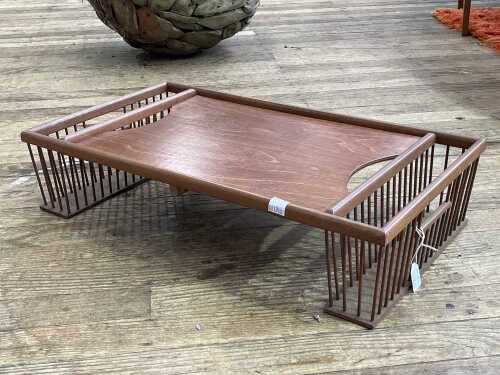 Vintage Ronel timber bed tray