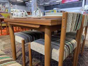 Mid-century teak seven piece dining suite - 5