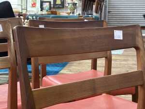 Set of six mid-century dining chairs - 5