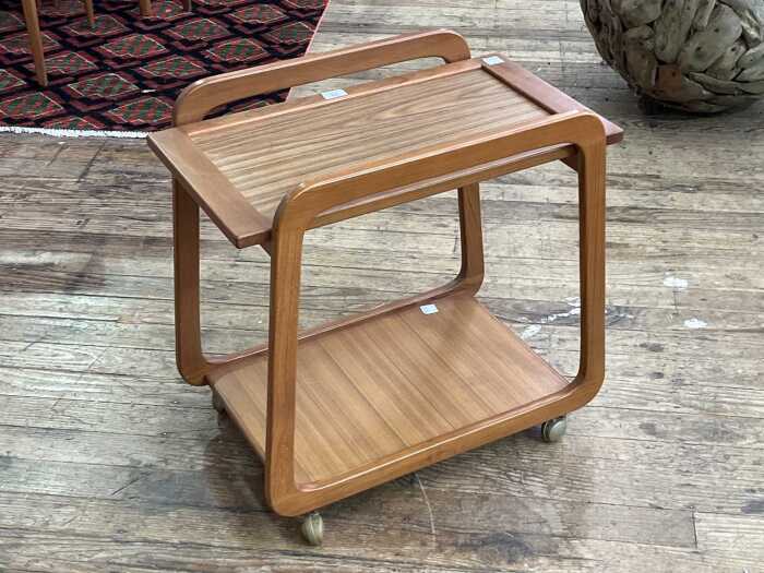 Mid-century two tier drinks trolley