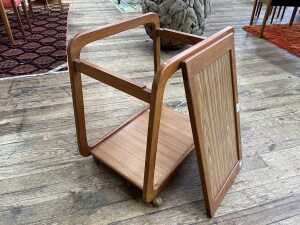 Mid-century two tier drinks trolley - 4