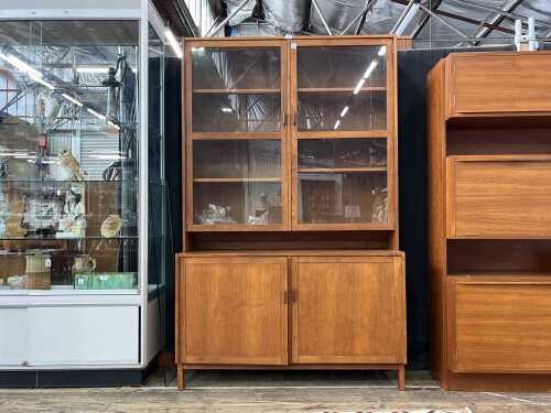 Parker Nordic mid-century teak bookcase