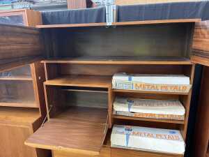 Mid-century teak wall unit - 3