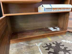 Mid-century teak wall unit - 4
