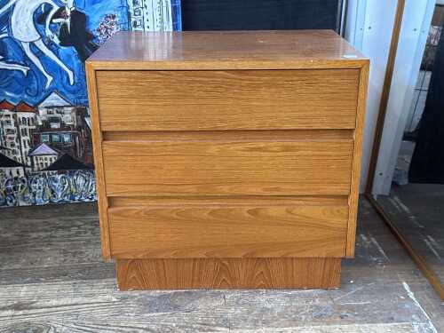 Mid-century teak bedside