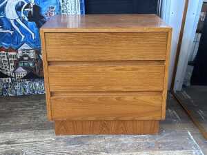 Mid-century teak bedside